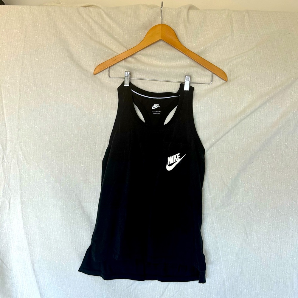 Nike black running tank top